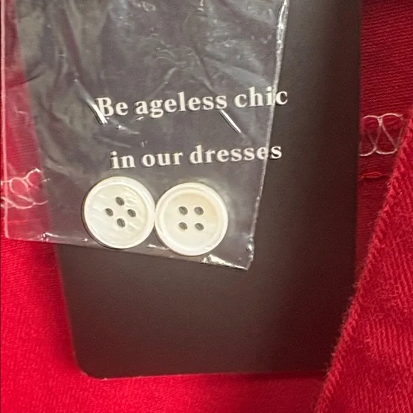 Vibrant Red Button Down Shirt - Picture 3 of 14